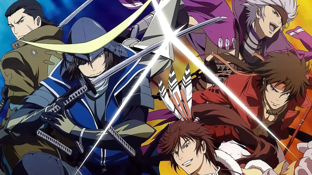 Aksi Pertempuran Sengit di Sengoku Basara Adegan pertarungan seru dalam anime Sengoku Basara