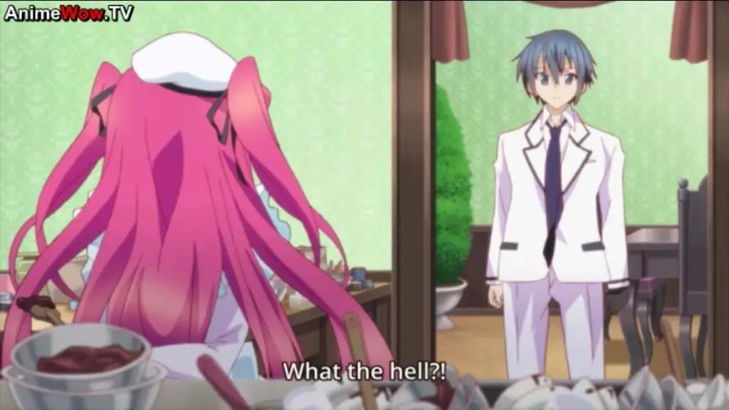 Pertarungan seru para pengguna sihir Adegan pertarungan dalam anime Seirei Tsukai no Blade Dance