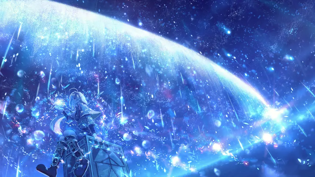 Pemandangan Menawan dalam Anime Gambar pemandangan anime yang indah
