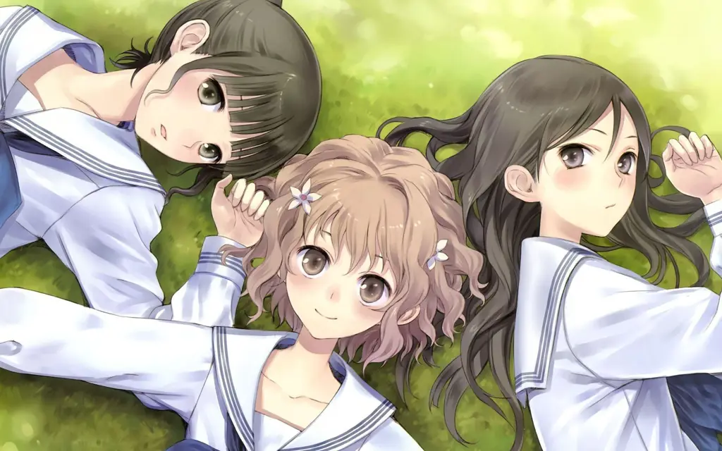 Persahabatan dalam Dunia Anime Gambar sekelompok teman anime