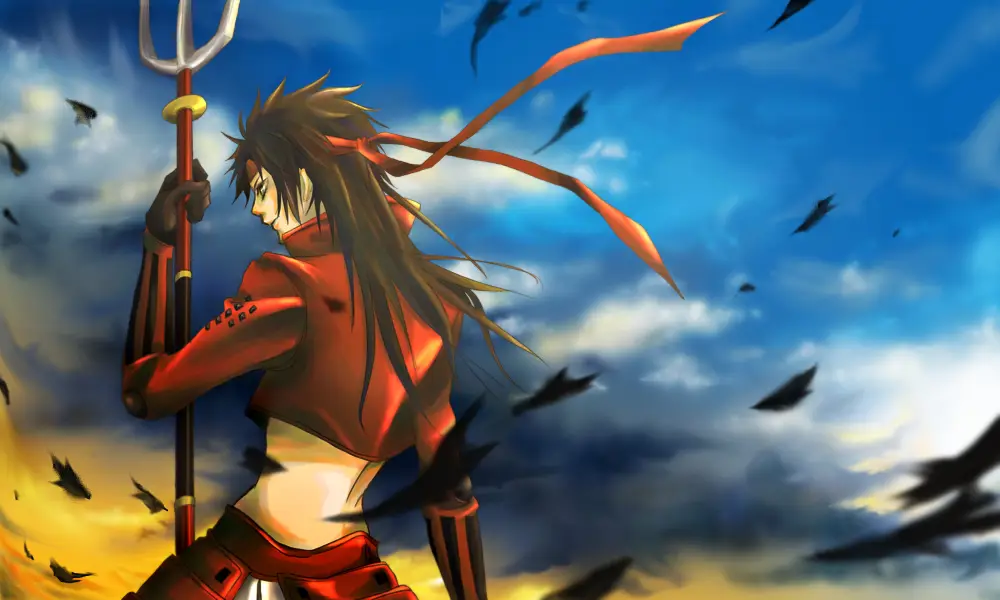 Sanada Yukimura, samurai pemberani dan bijaksana Gambar Sanada Yukimura dari anime Sengoku Basara