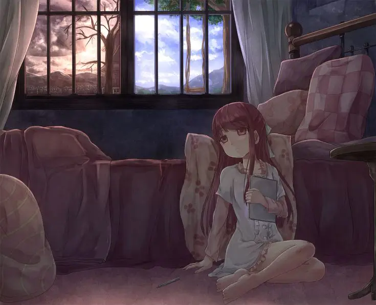 Momen Haru Biru di Anime Shelter Gambar adegan emosional dari anime Shelter