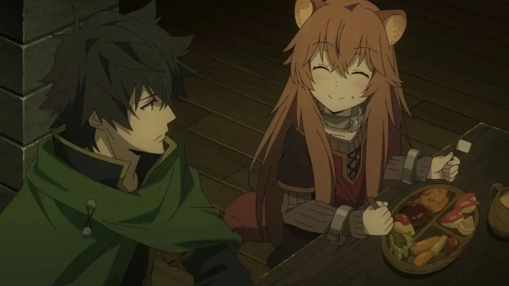 Persahabatan Raphtalia dan Naofumi Raphtalia dan Naofumi dalam anime Shield Hero