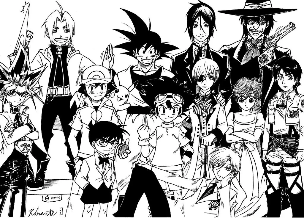 Koleksi karakter anime favorit Berbagai karakter anime yang menarik dan populer.