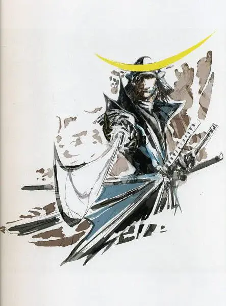 Date Masamune, Karakter Utama Ilustrasi Date Masamune dari anime Sengoku Basara.