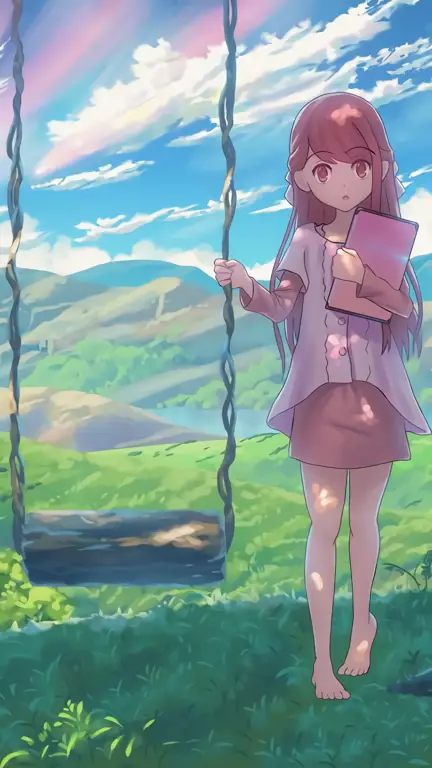 Karakter utama anime Shelter yang penuh misteri Rin dan Dia, karakter utama anime Shelter