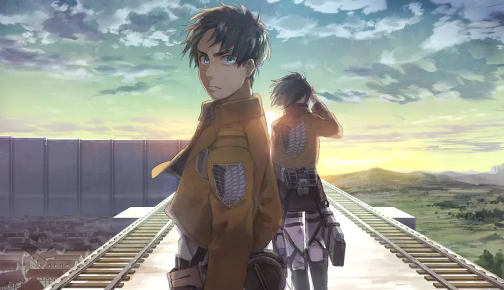 Pemandangan yang Menakjubkan Pemandangan alam yang indah dalam Shingeki no Kyojin Season 2