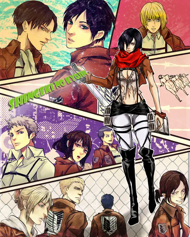 Karakter-karakter Utama di Shingeki no Kyojin Karakter-karakter di Shingeki no Kyojin