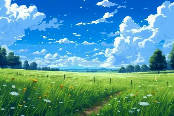 Pemandangan Indah dalam Anime Shining Tears X Wind Gambar pemandangan anime yang indah