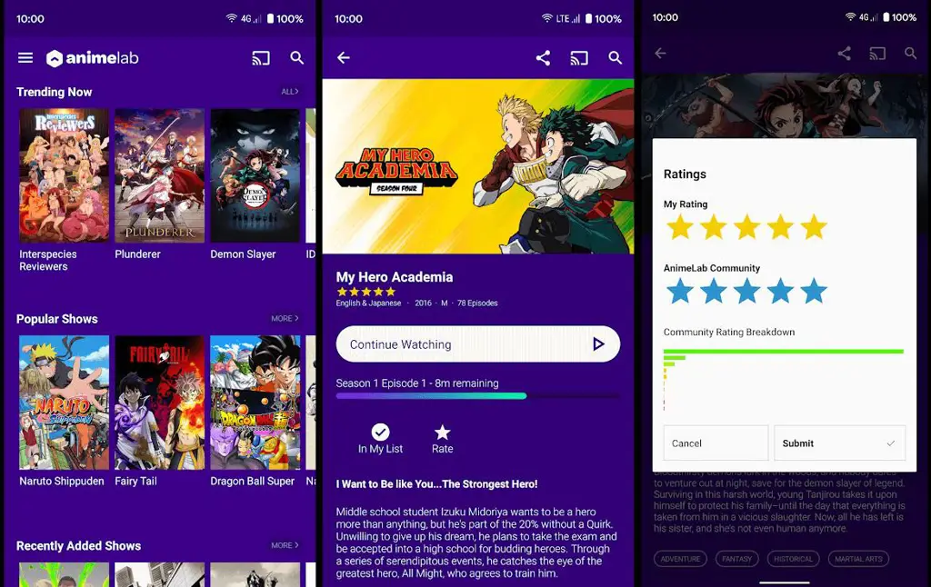 Daftar dan perbandingan aplikasi streaming anime Perbandingan aplikasi streaming anime