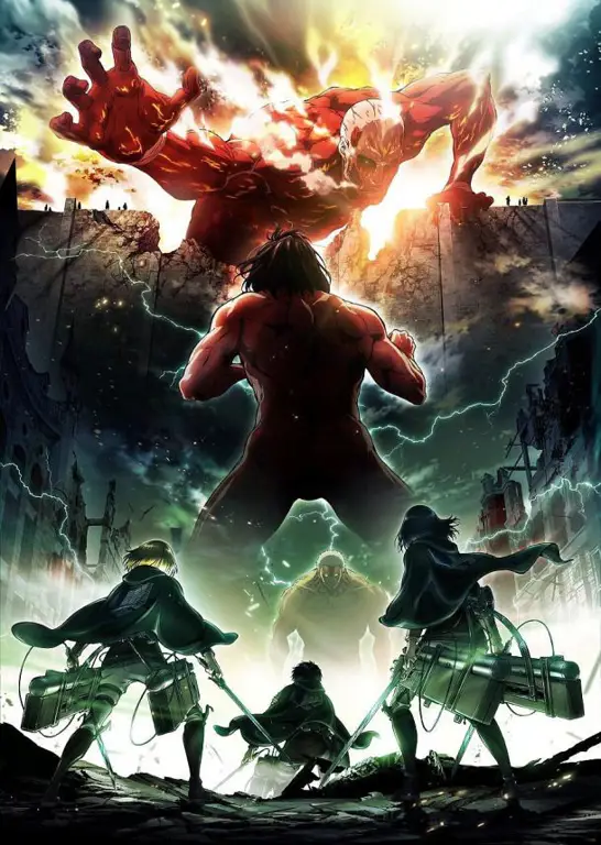 Proses Pembuatan Shingeki no Kyojin Season 2 Gambar di balik layar produksi Shingeki no Kyojin Season 2