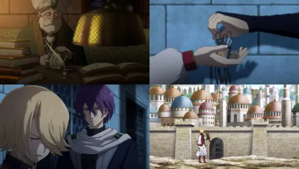 Pertempuran Strategis yang Menakjubkan Adegan pertempuran dalam anime Shoukoku no Altair