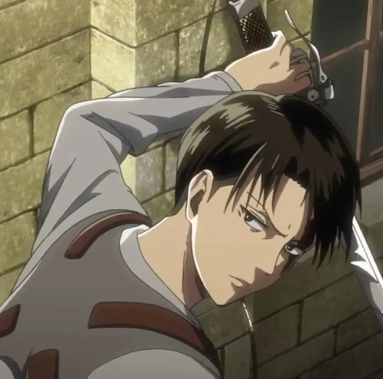 Salah Satu Karakter Favorit di SNK Gambar Levi Ackerman dari Attack on Titan