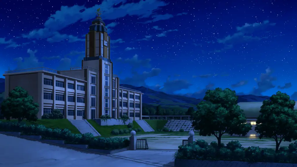 Suasana sekolah dalam anime Adegan sekolah dalam anime