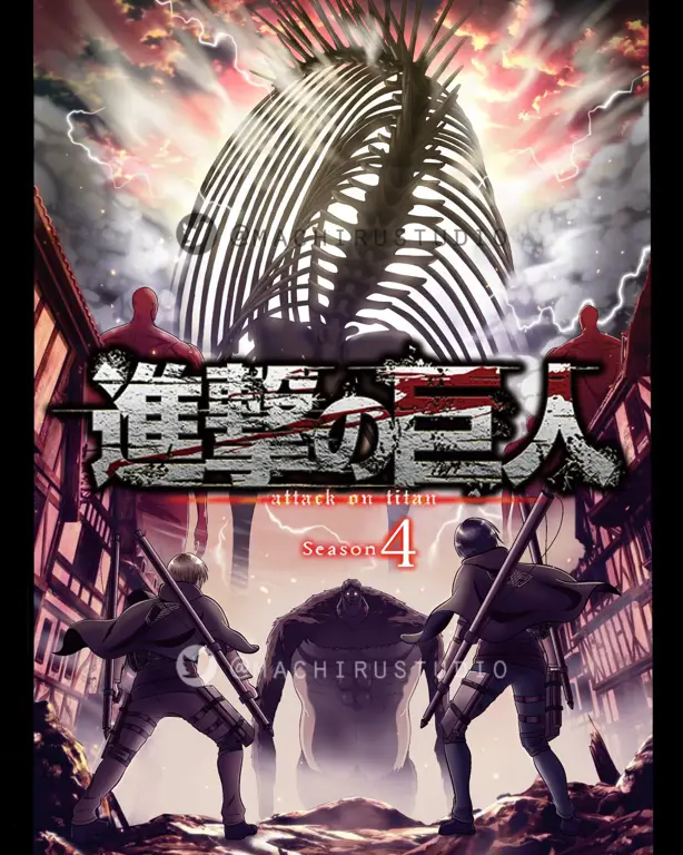 Mengakhiri perjalanan epik SNK dengan klimaks yang menegangkan Gambar adegan penutup Shingeki no Kyojin Season 4