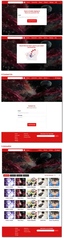 Situs streaming anime yang legal dan aman Antarmuka situs streaming anime