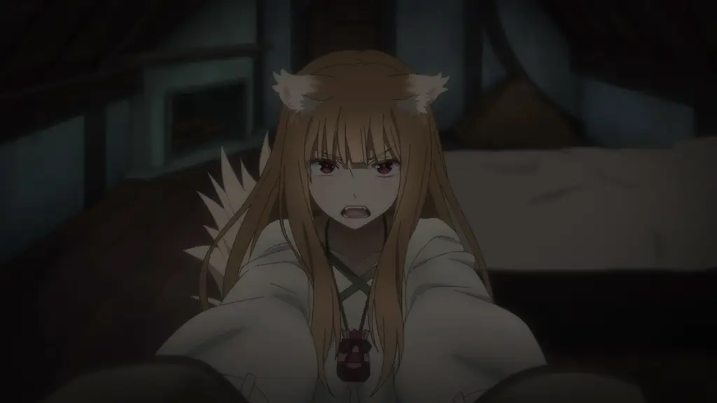 Karakter Utama Spice and Wolf Holo dan Lawrence, karakter utama dalam anime Spice and Wolf