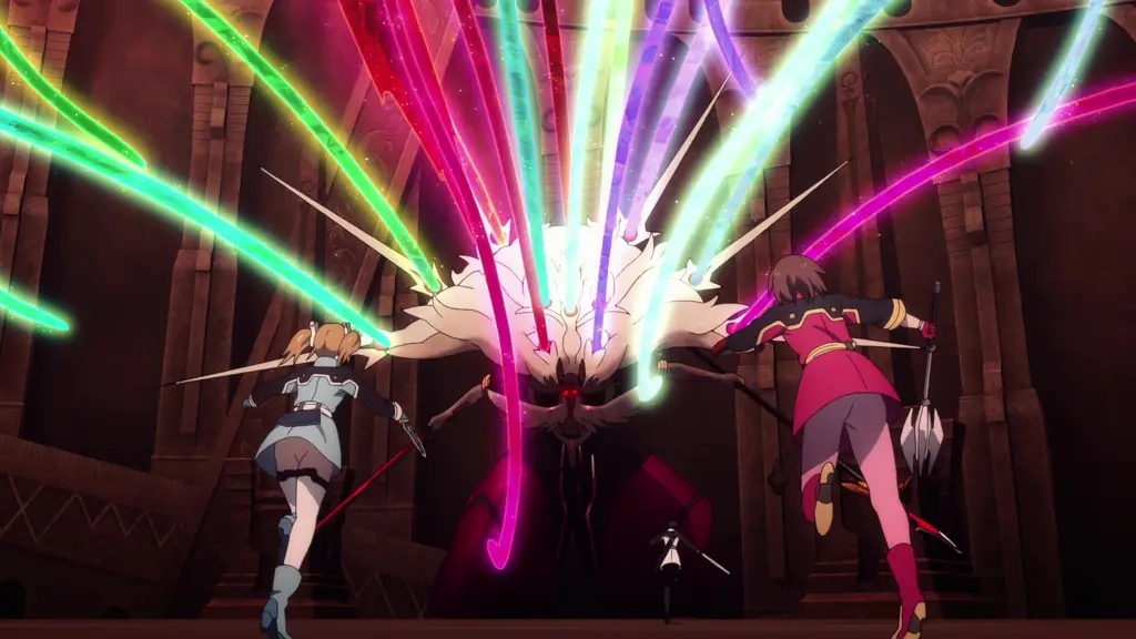 Pertempuran Menarik dalam Ordinal Scale Adegan aksi dalam Sword Art Online Ordinal Scale