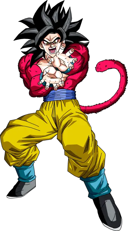 Goku Super Saiyan 4: Kekuatan Dahsyat Gambar Goku Super Saiyan 4 di Super Dragon Ball Heroes