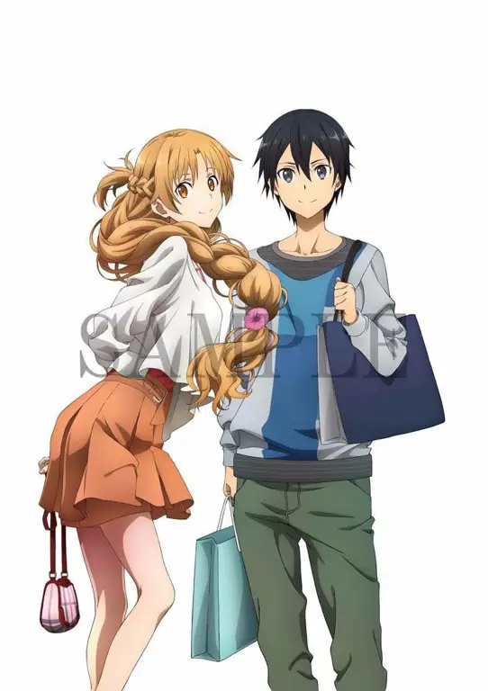 Asuna yang Cantik dan Kuat Asuna, karakter utama wanita dalam film Sword Art Online Ordinal Scale