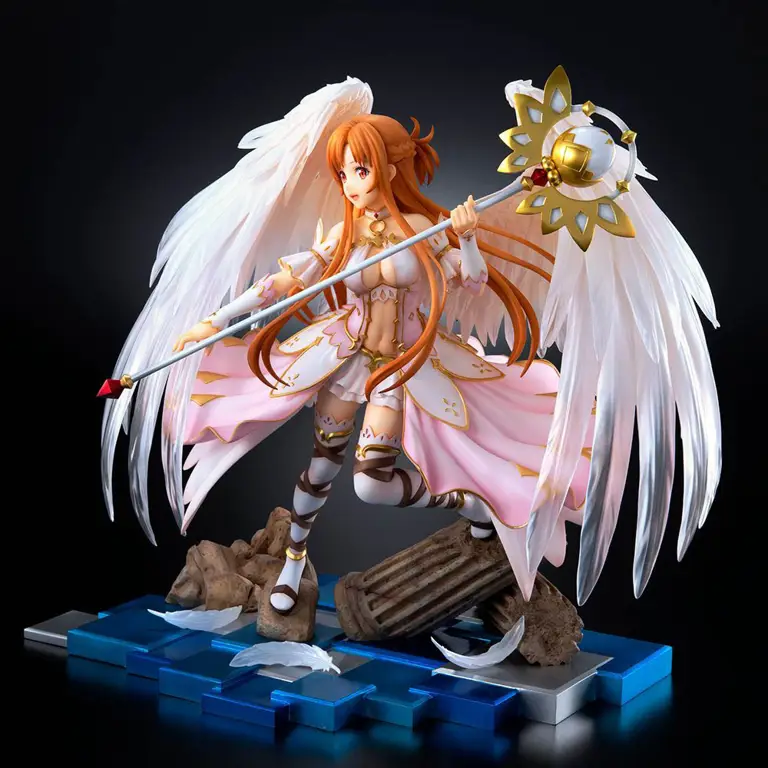 Asuna mendukung Kirito dari kejauhan Asuna dalam balutan pakaian di Sword Art Online Alicization
