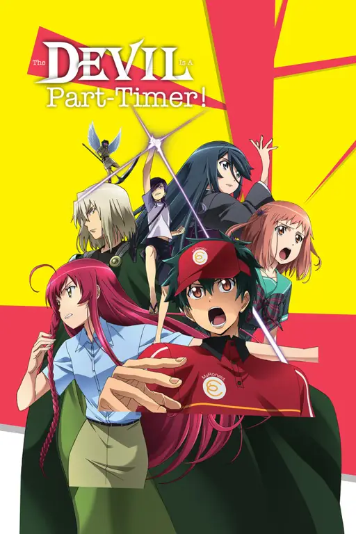 Poster resmi anime Poster anime The Devil is a Part-Timer!