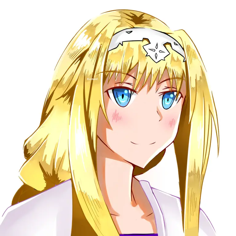 Keindahan Alice di Dunia Underworld Alice, karakter utama di Sword Art Online Alicization