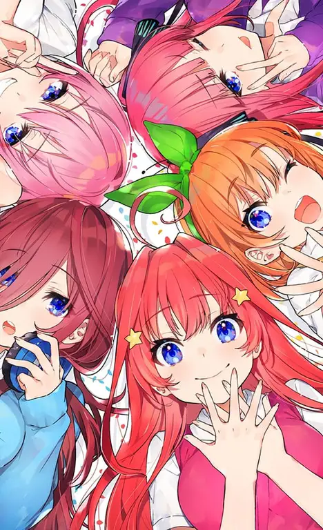 Fanart The Quintessential Quintuplets Gambar fanart The Quintessential Quintuplets karya penggemar