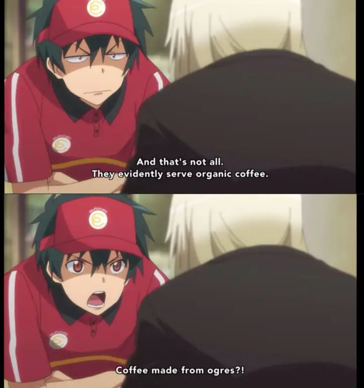 Perbandingan Adaptasi Anime dengan Sumber Asli Perbandingan Anime The Devil is a Part-Timer! dengan Manga/Novel Ringannya