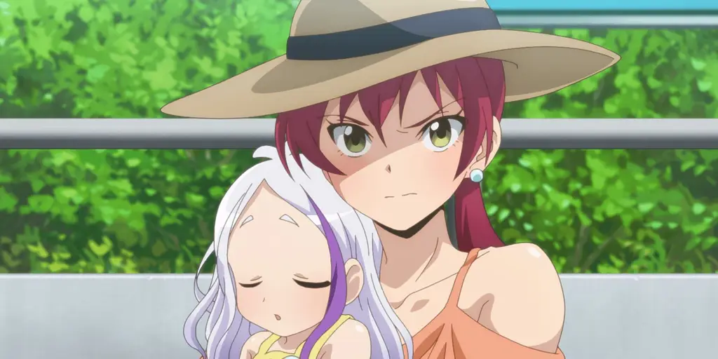 Karakter Utama dalam Anime dan Novel Maou dan Emilia dalam The Devil is a Part-Timer!