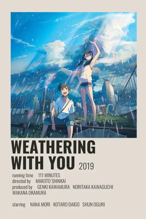 Poster Resmi Tenki no Ko Poster film Tenki no Ko