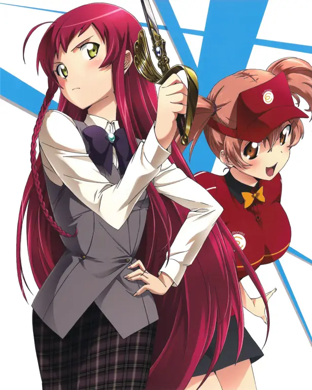 Para Karakter The Devil is a Part-Timer!: Keluarga yang Tak Terduga Gambar grup karakter dari anime The Devil is a Part-Timer!