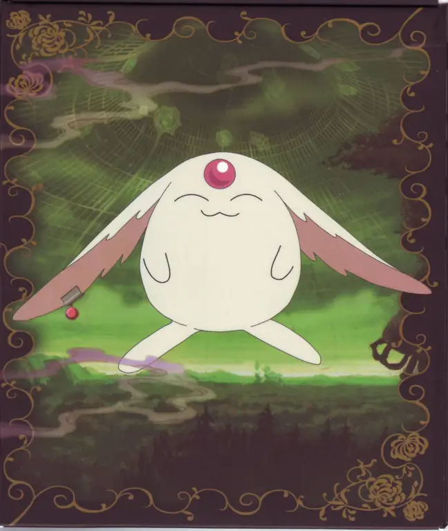 Karakter Mokona yang menggemaskan Gambar karakter Mokona dari anime Tsubasa