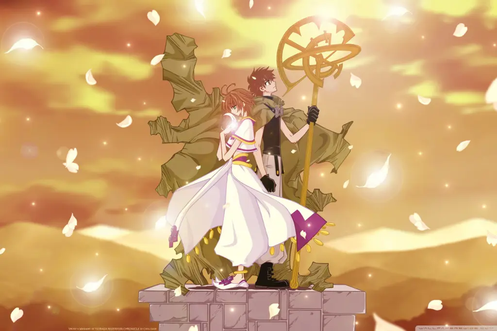 Keindahan pemandangan dalam anime Tsubasa Pemandangan alam dari anime Tsubasa