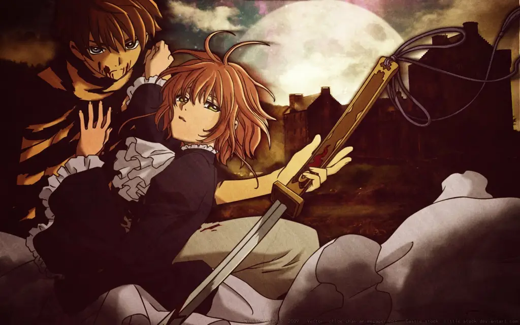Adegan mengharukan dalam petualangan Sakura dan Syaoran Gambar adegan emosional dalam Tsubasa Reservoir Chronicle