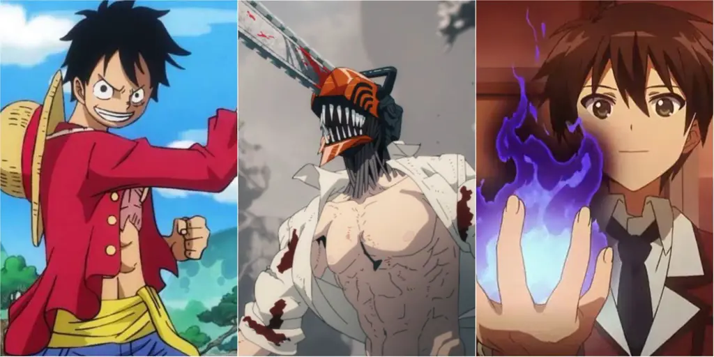 Karakter anime dalam pertarungan sengit Karakter anime sedang bertarung