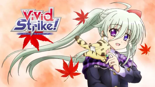 Poster Promosi Anime Vivid Strike Poster promosi anime Vivid Strike dengan tampilan karakter dan judul