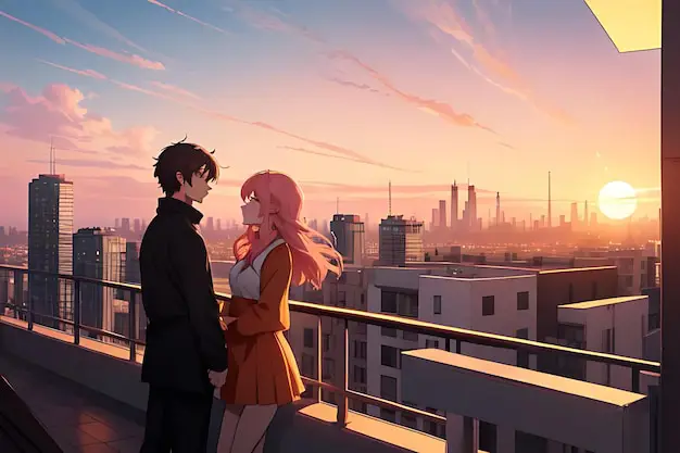 Adegan lucu dan romantis dari Watashi ga Motete Dousunda Adegan romantis komedi dari anime