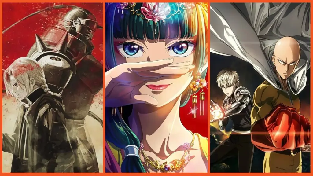 Koleksi anime yang beragam Berbagai poster anime