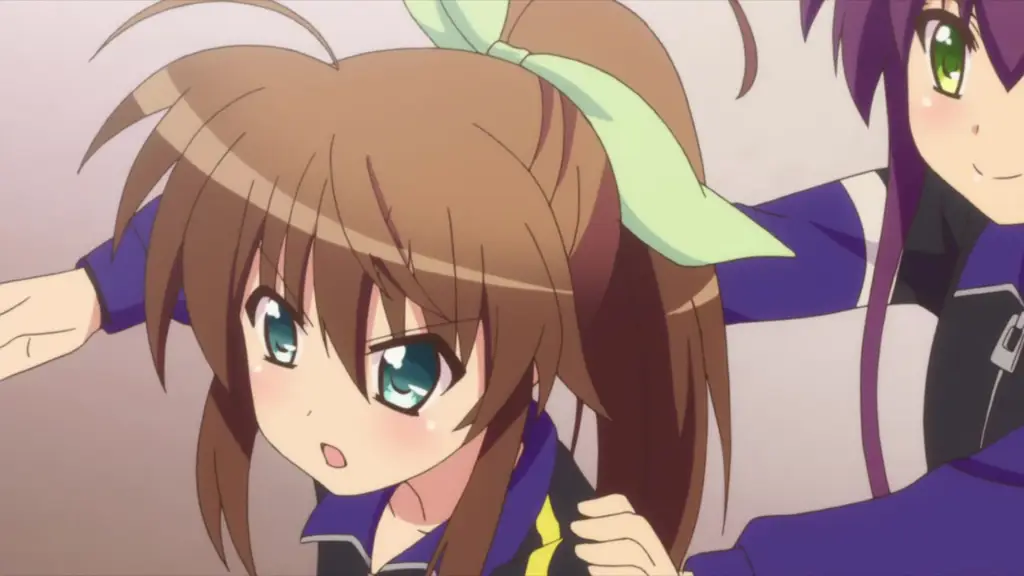 Poster resmi anime Vivid Strike! Poster anime Vivid Strike! yang menarik perhatian