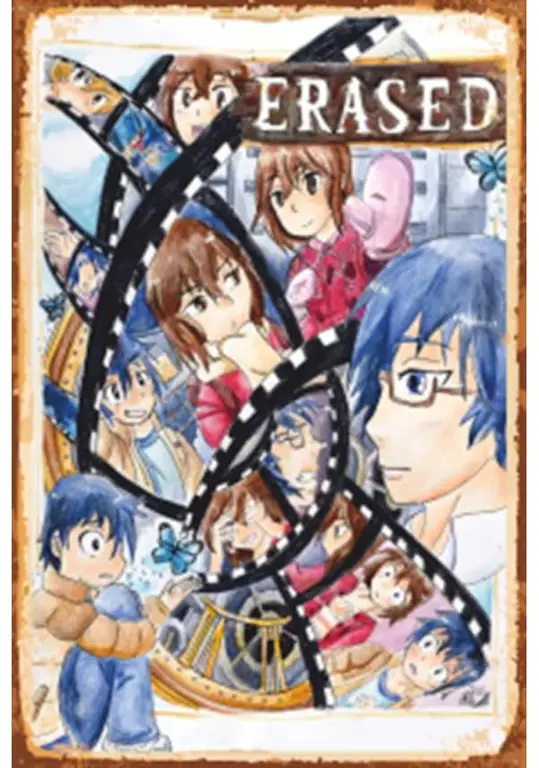 Poster Anime Erased Poster anime Erased