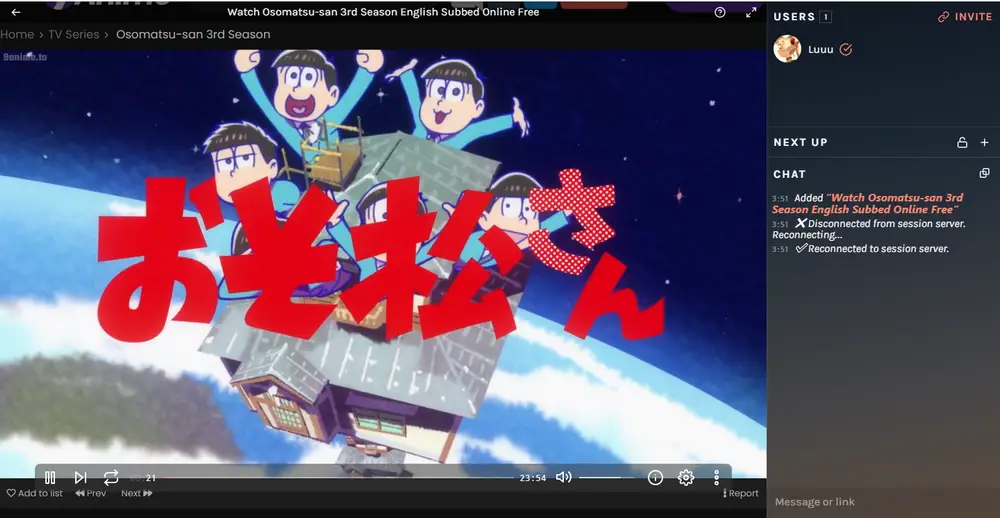 Menonton Anime Bersama Penggemar anime sedang menonton bersama
