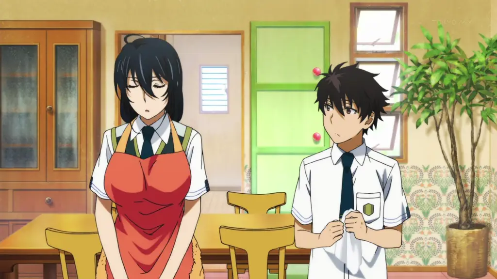 Persahabatan dan Romansa di Dunia Sihir Gambar Honoka dan Kei, karakter utama dalam Witch Craft Works