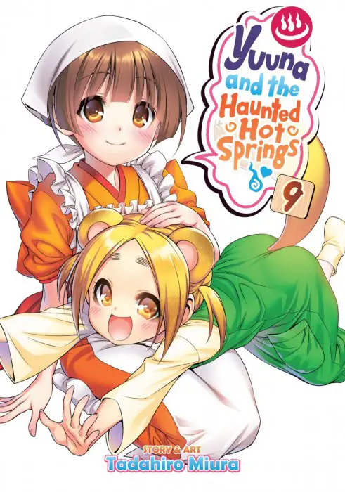 Para Karakter Utama Gambar para karakter utama dalam anime Yuuna dan Pemandian Air Panas Berhantu.