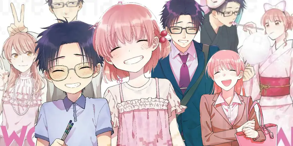 Pasangan Utama Wotakoi Gambar Hirotaka dan Narumi dari Wotakoi