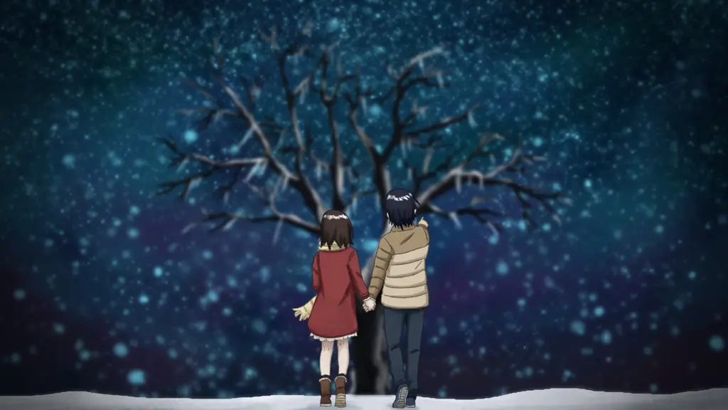 Poster promosi anime Erased Poster resmi anime Erased