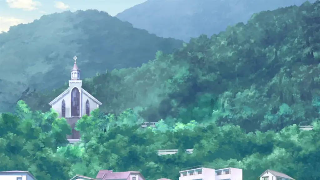 Pemandangan Menarik dalam Anime Highschool DxD Gambar pemandangan indah dalam anime Highschool DxD