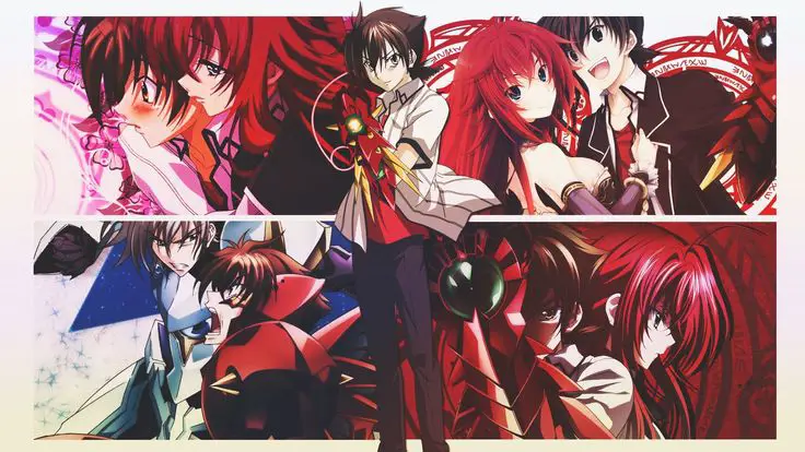 Pasangan utama dalam Highschool DxD Issei Hyoudou dan Rias Gremory dari Highschool DxD