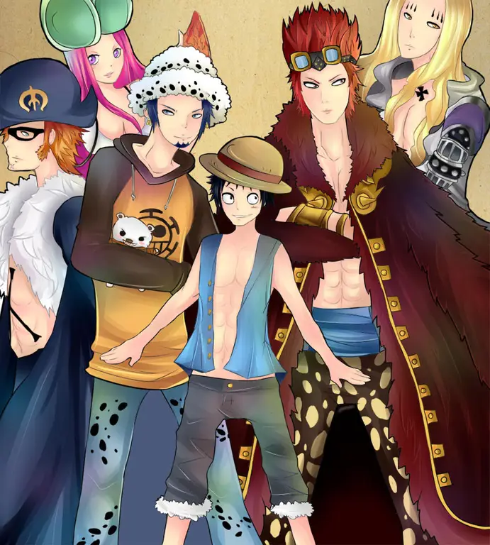 Karakter-karakter ikonik One Piece Gambar karakter-karakter utama One Piece