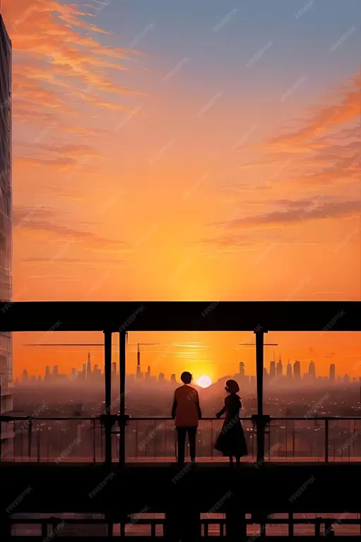 Berbagai pilihan pasangan anime romantis yang menarik Ilustrasi pasangan anime romantis.